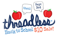 Threadless Back to School $10 Dollar Sale