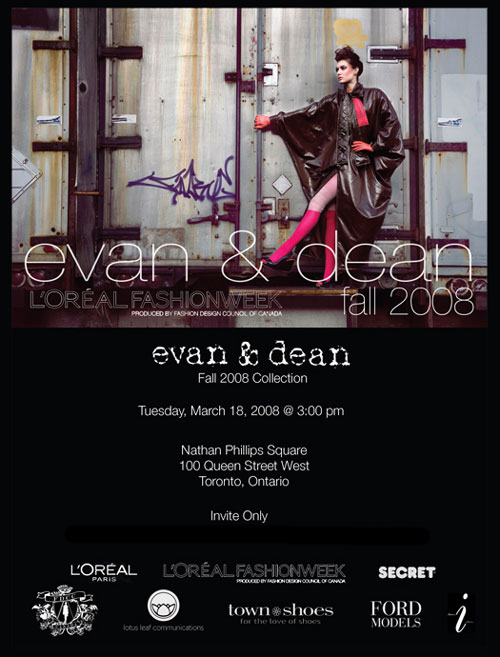 LFW Fall 2008 - Evan & Dean