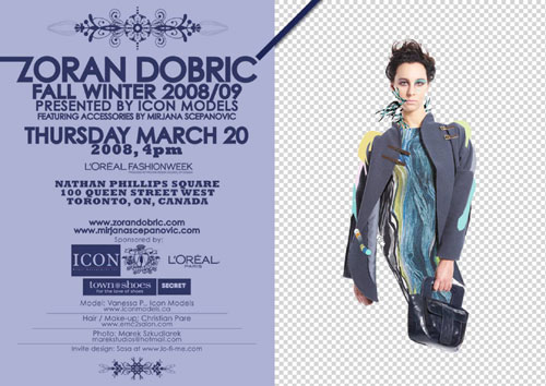 LFW Fall 2008 - Zoran Dobric