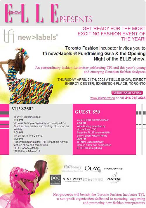 Show Canada’s premier consumer fashion and beauty event, April 24 to 27 2008, direct energy center, toronto exhibition place