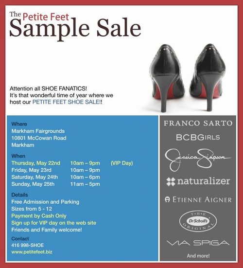 Petite Feet Spring Shoe Sale May 2008