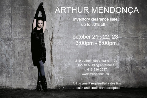 Arthur Mendonça - Inventory Clearance Sale