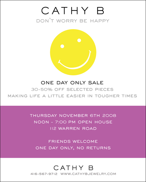 Cathy B Jewelry One Day Sale