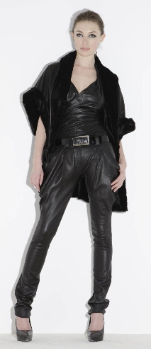 Jean Claude Jitrois leather pants