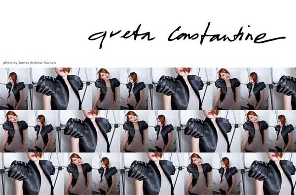 Greta Constantine Trunk Show in Montreal and Toronto