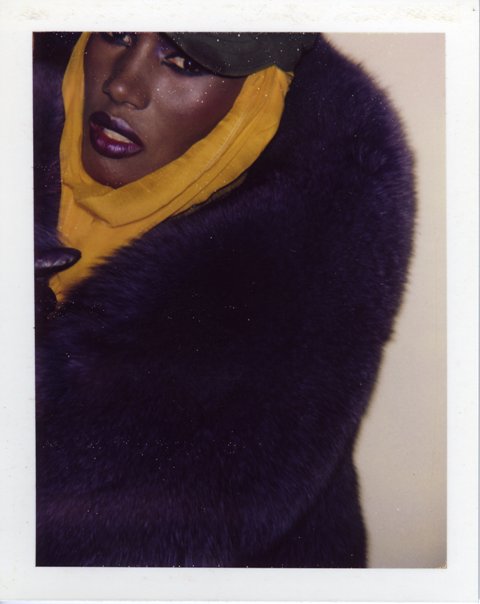 Andy Warhol, Grace Jones; 1984. Polacolor ER.  Gift of the Andy Warhol Foundation for the Visual Arts.