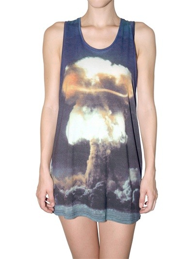 Volcano Jersey Short Tank Dress by Christopher Kane