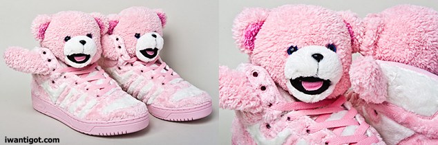 Teddy Bear Sneakers by Jeremy Scott x Adidas