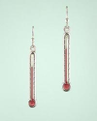 Thermometer Earrings