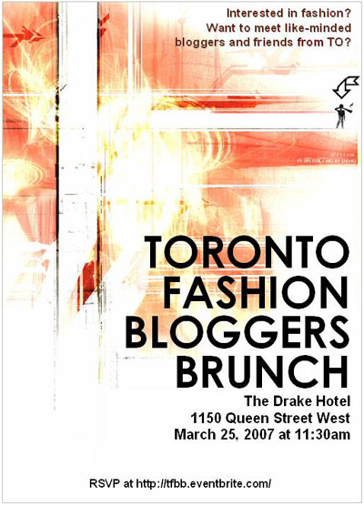 Toronto Fashion Bloggers Brunch March 2007