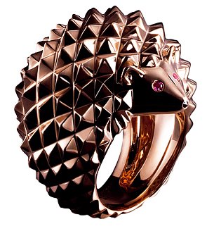 boucheron hedgehog ring