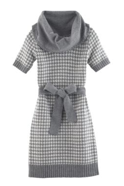 Houndstooth Sweater Dress from Joe Fresh