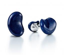 Elsa Peretti bean cuff links for Tiffany & Co. in Lapis lazuli