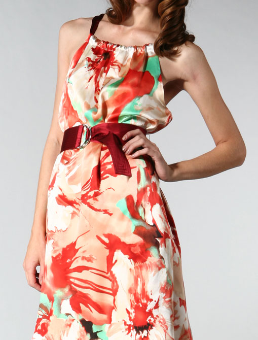 i want: Christopher Deane Watercolor Print Dress ~ I want - I got