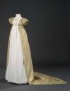 Patricia Harris Gallery of Textiles & Costume - Formal overdress - Egyptian silk tabby brocaded in gold and silver filÃ©