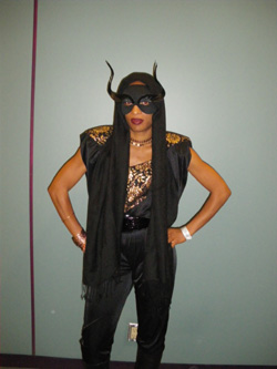 Me as Grace Jones from the Q Awards 2008