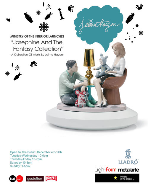 Jaime Hayon- Josephine and the Fantasy Collection, a pop up experience by Ministry of the Interior