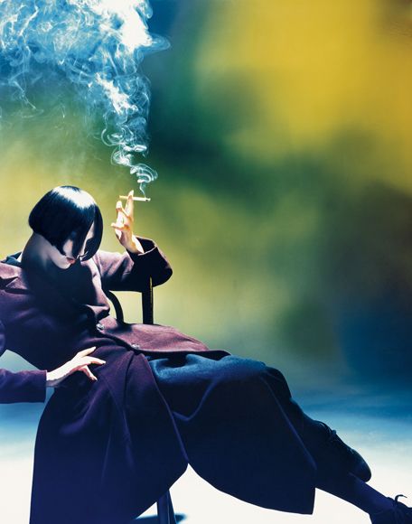 Nick Knight, Susie Smoking - Yohji Yamamoto Autumn/Winter 1988-99 