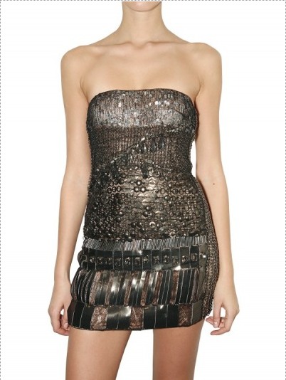 Jeweled Bustier Dress by Alessandro Dell' Acqua