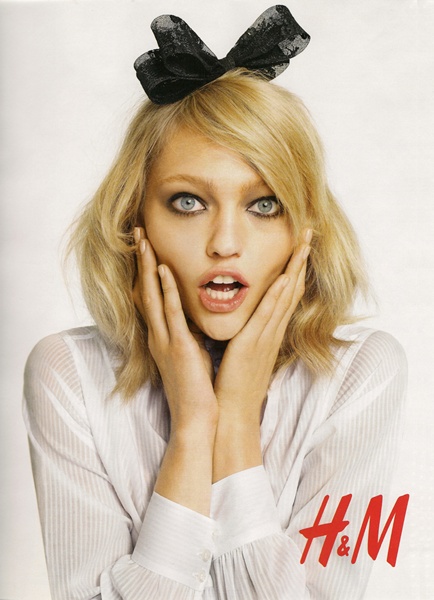H&M Fall 2009 - 2010 Ad Campaign with Sasha Pivovarova 