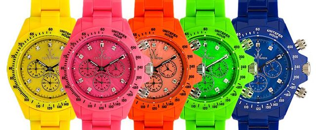 Toy Watch Neon Chronograph Plasteramics