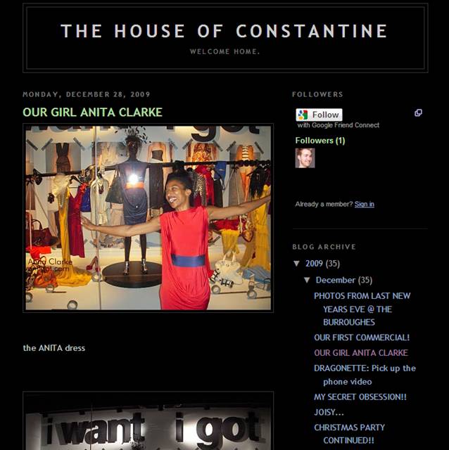 The House of Constantine: Our Girl Anita Clarke