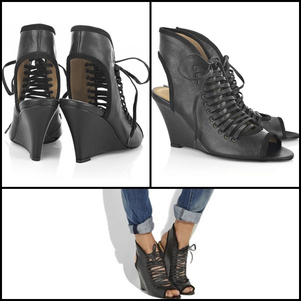 Pose lace-up ankle boots by Acne 