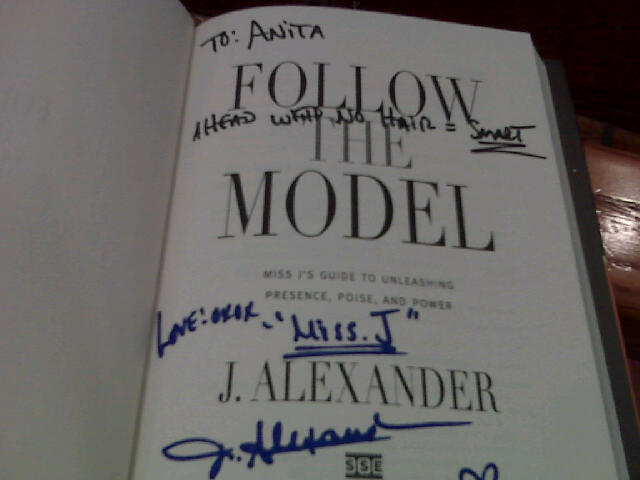 Miss J. Alexander, Follow the Model inscription 