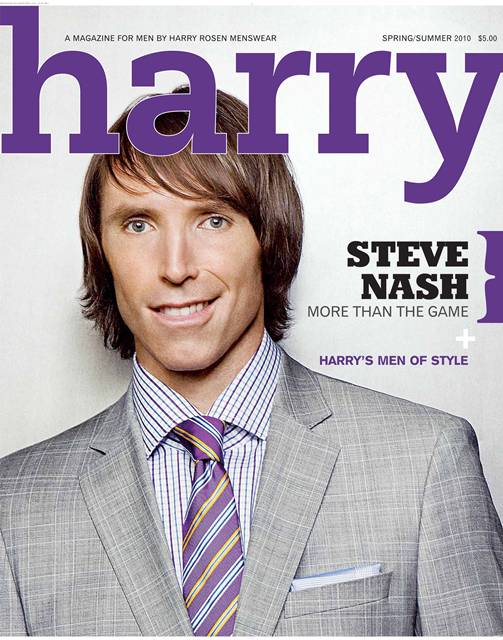 Steve Nash Harry magazine cover - spring 2010