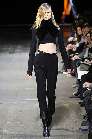 Fall Winter 2010 Runway Fashion Trends - Crop Top - Alexander Wang