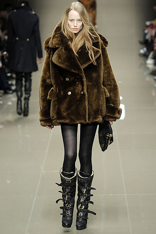Fall Winter 2010 Runway Fashion Trends -  Fur - Burberry