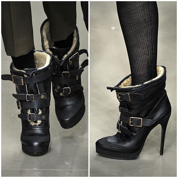 Burberry best sale aviator boots