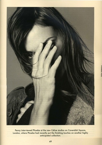 Phoebe Philo by David Sims - The Gentlewoman Spring Summer 2010