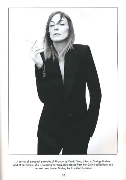 Phoebe Philo by David Sims - The Gentlewoman Spring Summer 2010