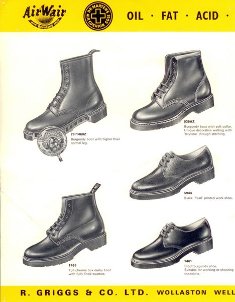 Doc Martens turns 50 - Early AirWair Catalogue