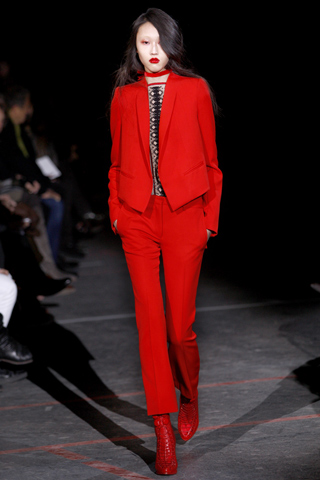 Fall Winter 2010 Runway Fashion Trends - Red - Givenchy