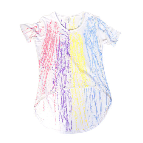 An Ashley Rowe Limited Edition Splatter Paint T-shirt