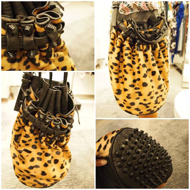 Diego Suede Studded Bucket Bag by Alexander Wang 