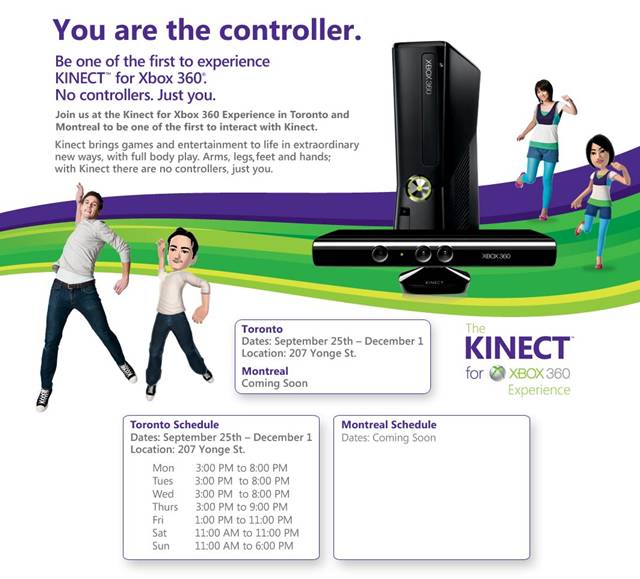 Kinect for Xbox 360 Experience
