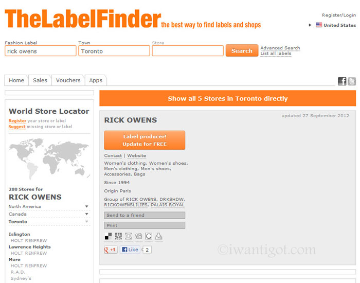 The Label Finder 