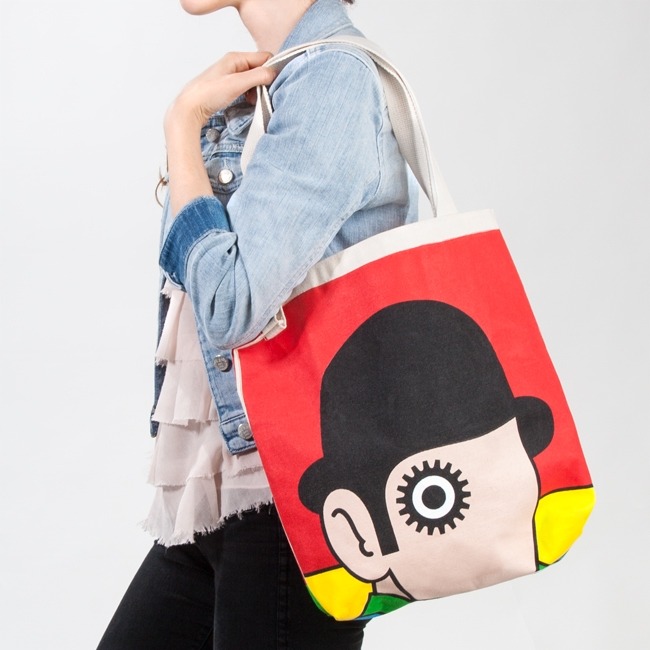 A Clockwork Orange Canvas Book Bag by Out of Print Clothing