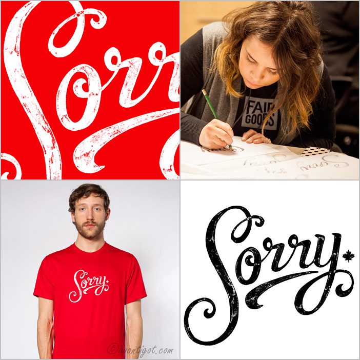 Sorry T-shirt by Fairgoods