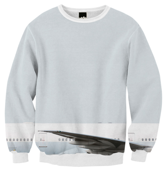 Very Plane Clothes 777 Wing Sweatshirt
